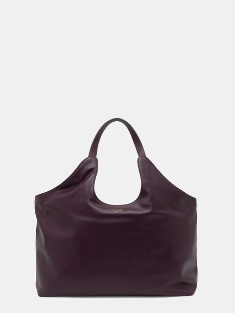 Kurt Geiger London torebka skórzana CHELSEA kolor fioletowy 4978890109