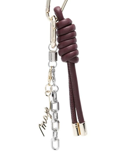 Maje leather-knot keyring - Red - zdjęcie produktu nr 2