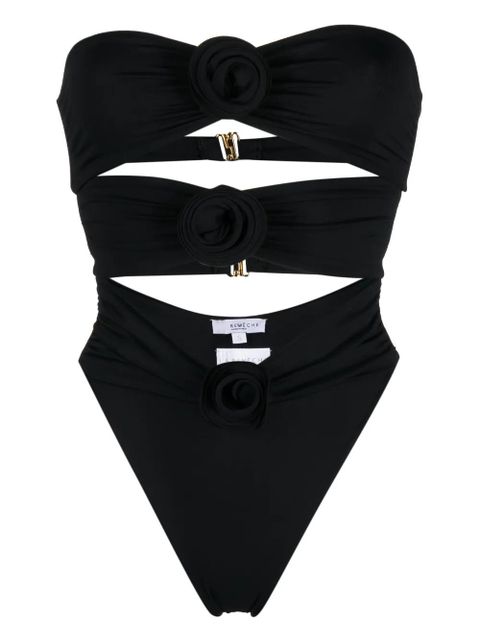 La Reveche gathered-detail one-piece - Black - zdjęcie produktu nr 1