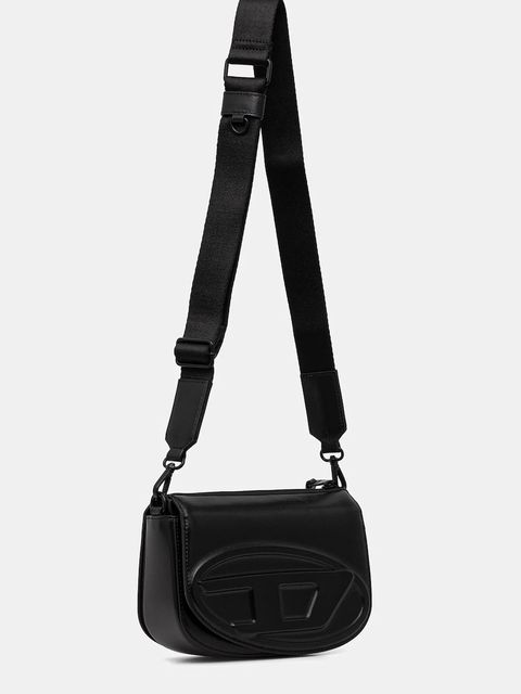 Diesel torebka skórzana 1DR 2.0 1DR kolor czarny X10223.PR818 - zdjęcie produktu nr 2