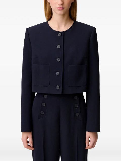 Claudie Pierlot button patch-pocket jacket - Blue