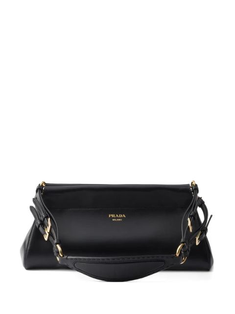 Prada medium Enchaîné leather shoulder bag - Black - zdjęcie produktu nr 1