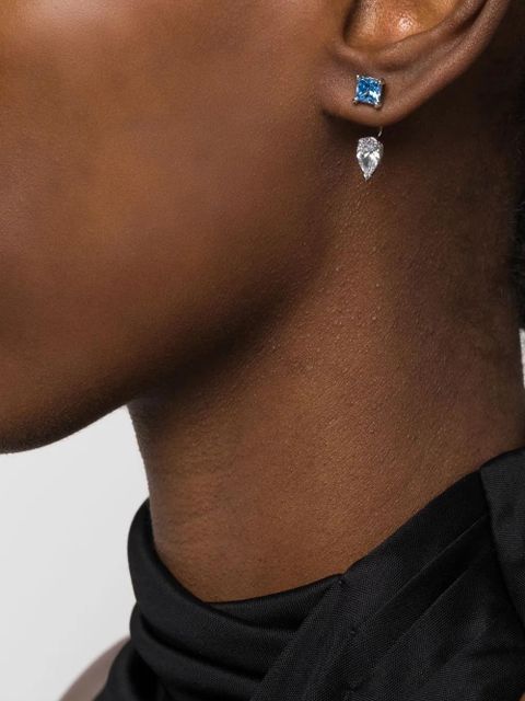 Swarovski Mesmera crystal-embellished drop earrings - Blue - zdjęcie produktu nr 2