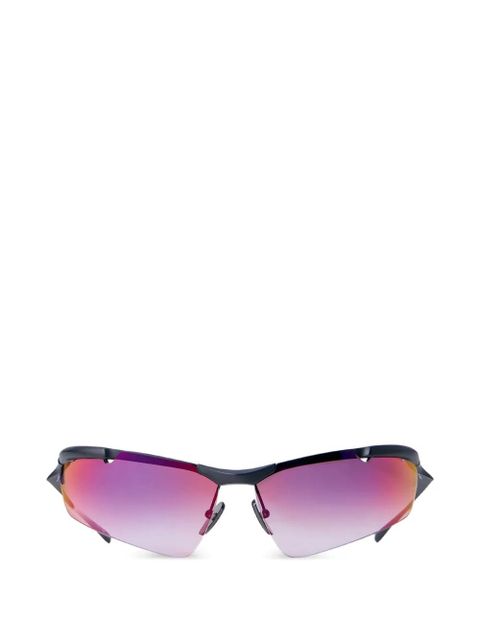 Balenciaga rimless biker-frame sunglasses - Black - zdjęcie produktu nr 1