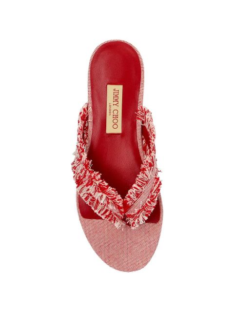 Jimmy Choo Bay flat sandals - Red