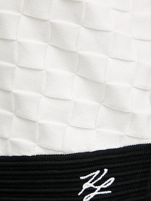 Karl Lagerfeld kamizelka damski kolor biały A3W18020