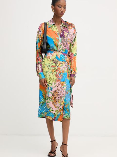 Liu Jo spódnica kopertowa z wiskozy - zdjęcie produktu nr 1