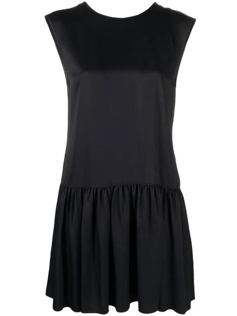 Lanvin round-neck sleeveless minidress - Black - zdjęcie produktu nr 1