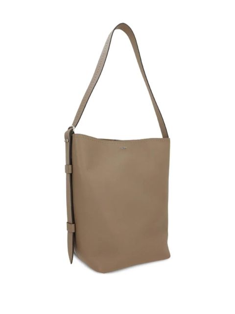 Max Mara medium Archetipo leather tote bag - Brown