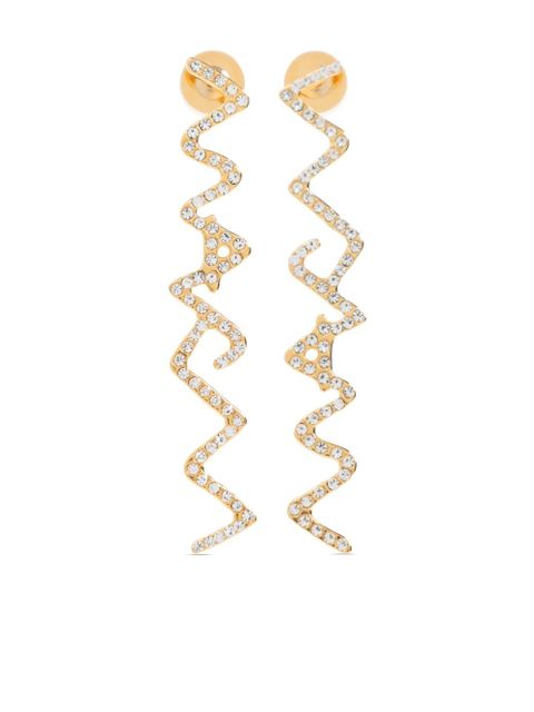 Marni logo drop earrings - Gold - zdjęcie produktu nr 1