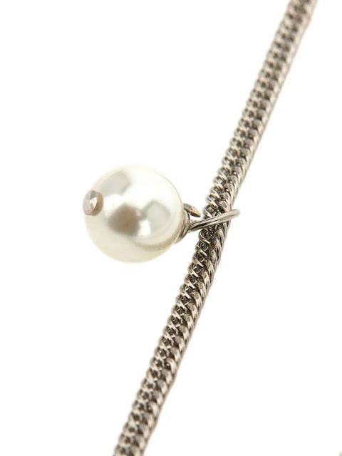 Jil Sander 601 handmade pearl pendant necklace - Silver - zdjęcie produktu nr 2