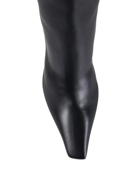 Amina Muaddi Mona zip boots - Black - zdjęcie produktu nr 2