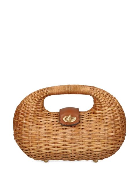 Cult Gaia Lydia woven basket tote bag - Brown - zdjęcie produktu nr 2