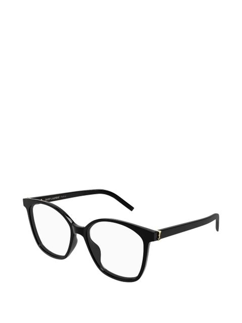 Saint Laurent Eyewear geometric-pattern glasses - Black - zdjęcie produktu nr 2