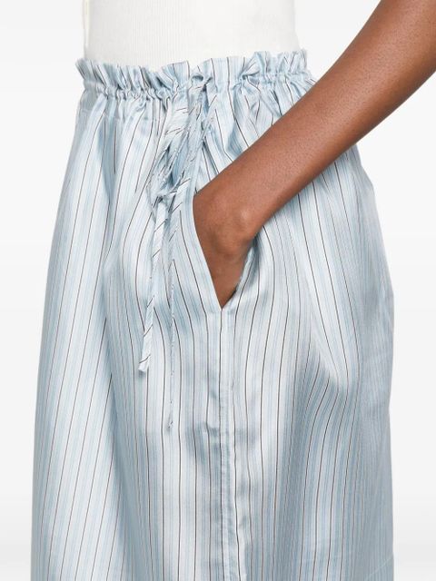 TOTEME striped mini skirt - Blue
