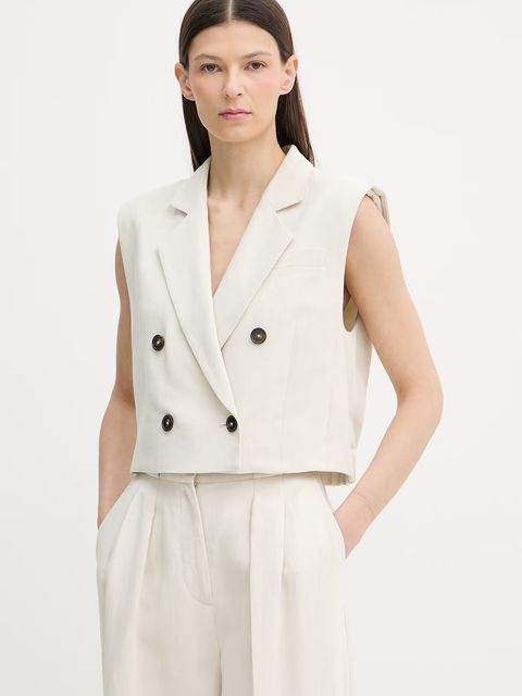 Marc O'Polo Kamizelka dwurzędowa damska z wiskozy - zdjęcie produktu nr 1