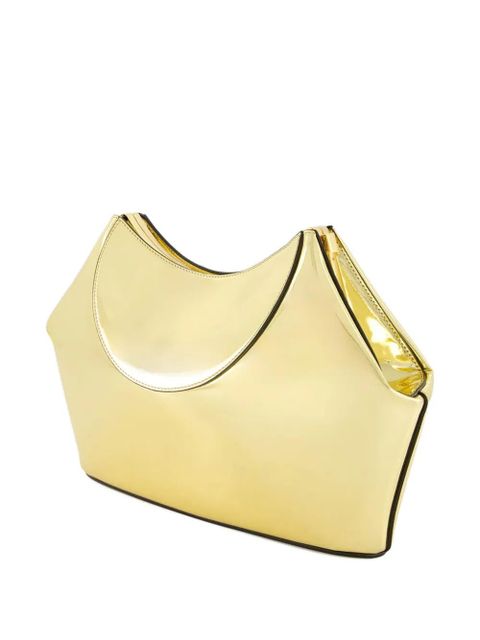 Givenchy facet leather clutch - Gold