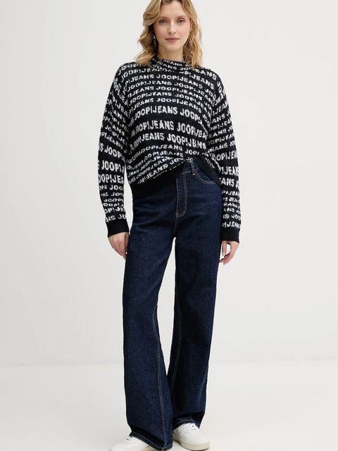 Joop! sweter z domieszką wełny damski kolor granatowy 30048399 - zdjęcie produktu nr 2