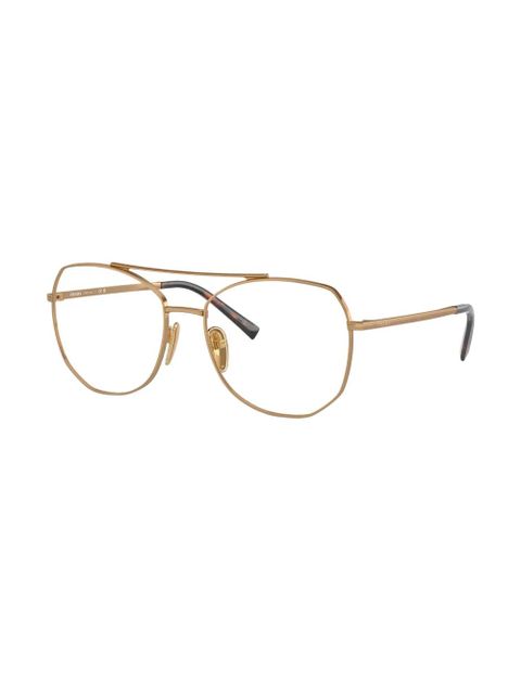 Prada Eyewear pilot-frame sunglasses - Gold - zdjęcie produktu nr 2