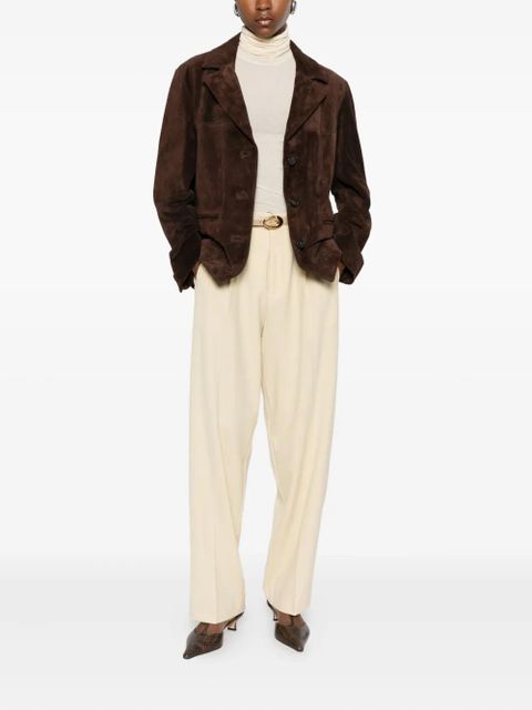 SOLOTRE roll-neck sweater - White