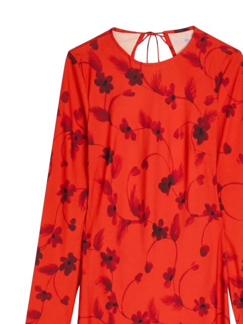 Faithfull the Brand long-sleeved floral maxi dress - Red - zdjęcie produktu nr 2