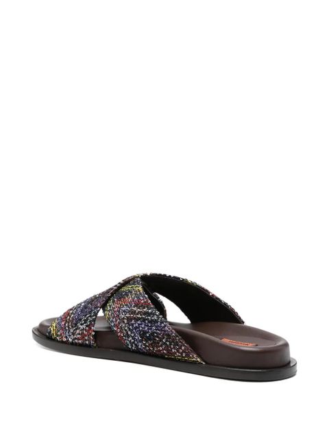 Missoni criss-cross-strap sandals - Black