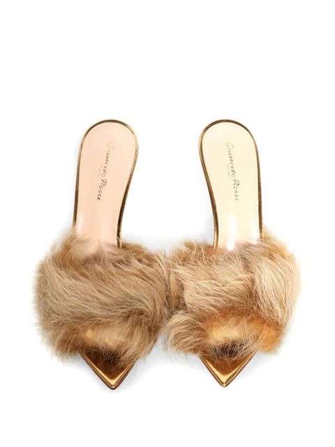 Gianvito Rossi 85mm Aries sandals - Gold - zdjęcie produktu nr 2