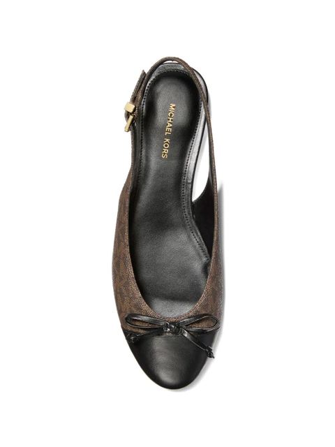 Michael Kors Piper slingback ballet flats - Brown