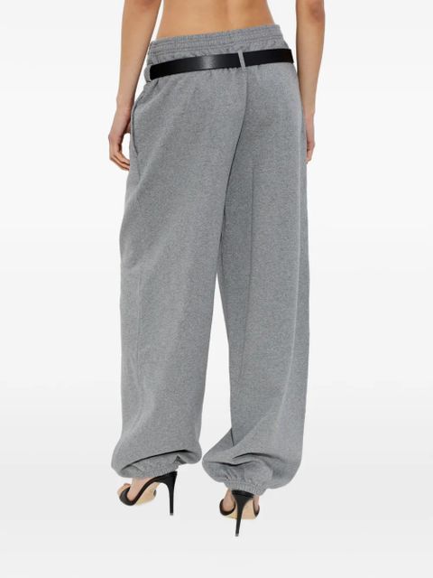 Alexander Wang elastic-waist belted track pants - Grey