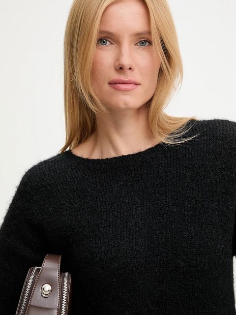 Answear.LAB sweter z wełną damski kolor czarny