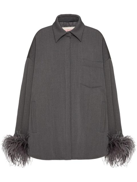 Valentino Garavani Active gabardine shirt - Grey - zdjęcie produktu nr 1