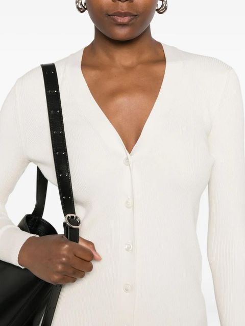 Weekend Max Mara ribbed-knit cardigan - Neutrals