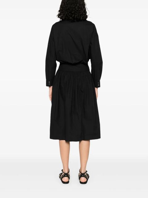 PINKO cotton midi dress - Black