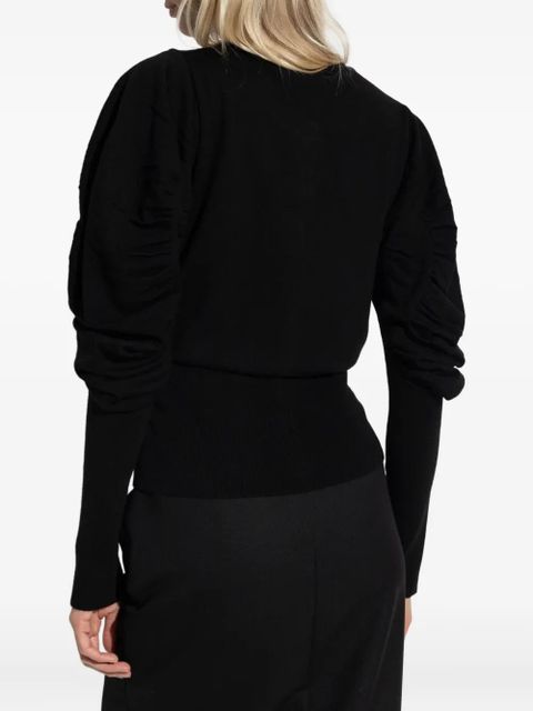 Vivienne Westwood Eli puff-sleeve cardigan - Black