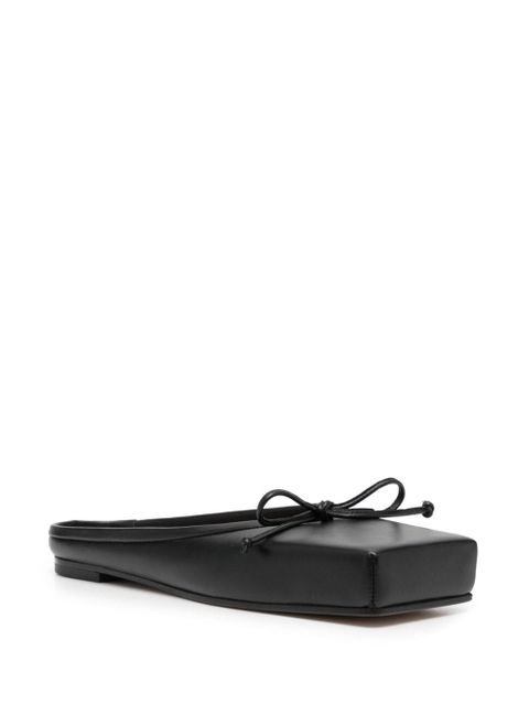 Jacquemus Les Ballets square-toe mules - Black - zdjęcie produktu nr 2