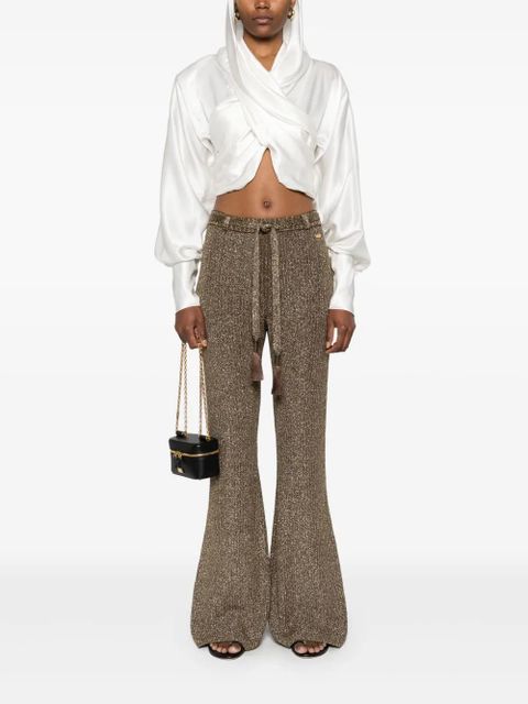 TOM FORD metallic-threading trousers - Gold - zdjęcie produktu nr 2