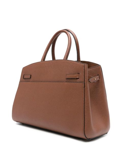 DeMellier medium Hudson buckled tote bag - Brown