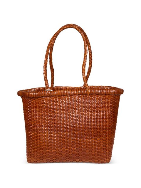 DRAGON DIFFUSION small weave tote bag - Brown - zdjęcie produktu nr 2