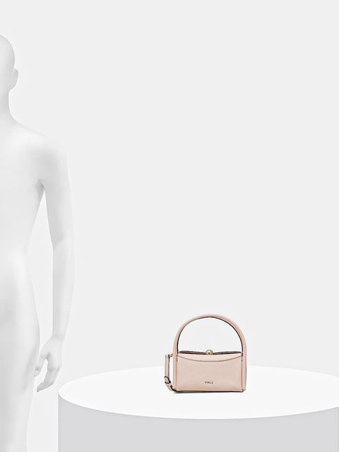 Furla torebka skórzana Nicole Mini Boston Bag