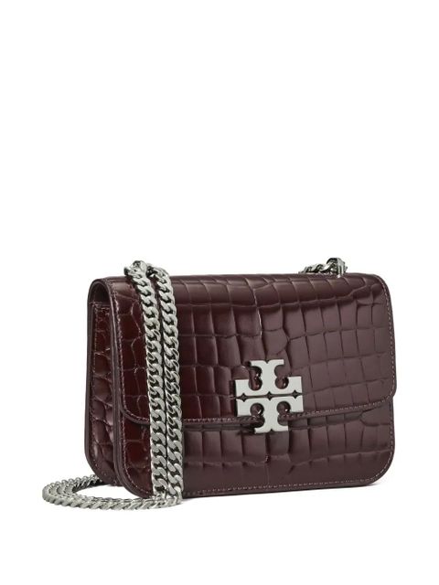 Tory Burch small Eleanor croc-embossed shoulder bag - Brown - zdjęcie produktu nr 2