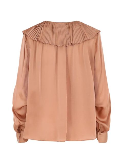 Ulla Johnson Liese pleated-detail blouse - Pink - zdjęcie produktu nr 2