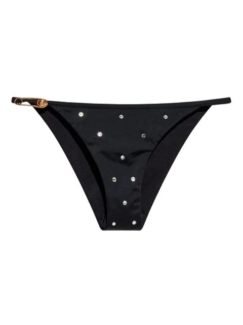 Versace crystal-embellished bikini bottom - Black - zdjęcie produktu nr 1