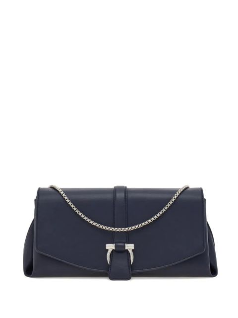 Ferragamo leather shoulder bag - Blue - zdjęcie produktu nr 1
