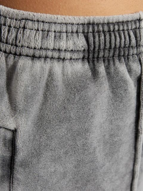 Alexander Wang velvet wide-leg sweatpants - Grey