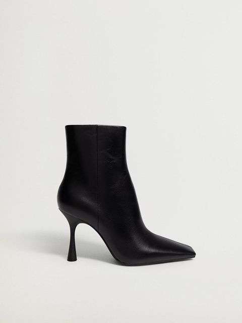 Mango - Botki skórzane MODE - zdjęcie produktu nr 1