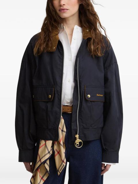 Barbour cotton buttoned jacket - Blue - zdjęcie produktu nr 2