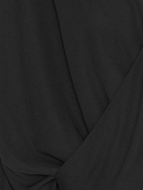 ROTATE BIRGER CHRISTENSEN long sleeve V-neck blouse - Black - zdjęcie produktu nr 2