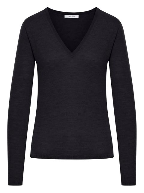 Max Mara V-neck cashmere sweater - Black - zdjęcie produktu nr 1