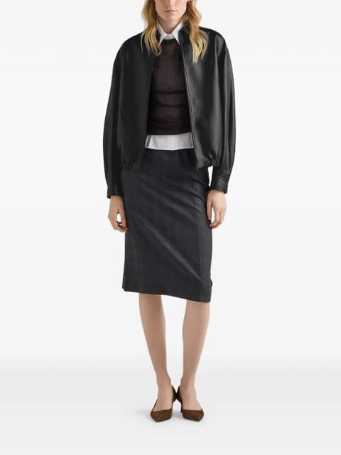 Prada nappa leather jacket - Black - zdjęcie produktu nr 2