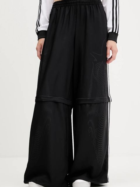 adidas Originals spodnie dresowe Oversized Trackpants damskie kolor czarny z aplikacją KE9783 - zdjęcie produktu nr 1